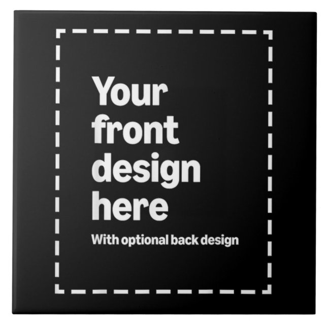 Din Design Här Kakelplatta (Framsidan)