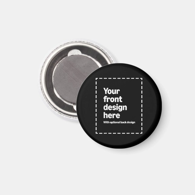 Din Design Här Magnet (Front/Back)