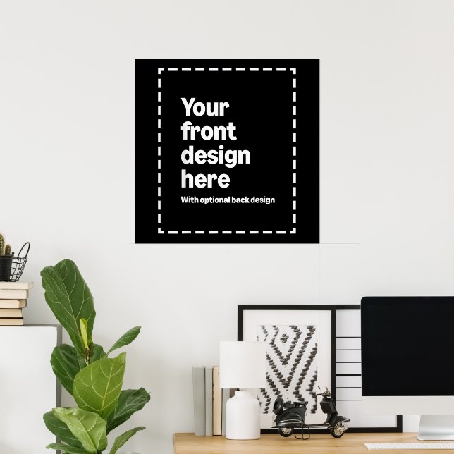 Din Design Här Poster (Hemmakontoret)