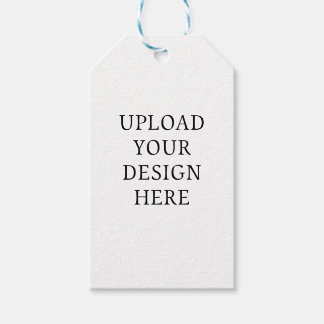 Din designs uppladdning swing favor presentetikett (Framsidan)