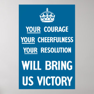 Din djärvhet i din resolution poster