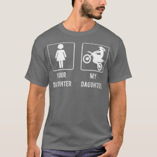 Din dotter min dotter Mamma eller Pappa Tee Gift