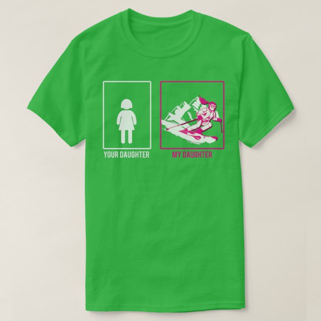 Din dotter min dotter t shirt (Design framsida)