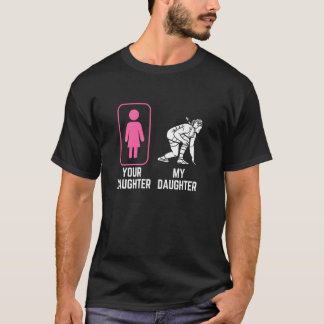 Din Dotter Min Dotter u2013 Rollig Brottning Fan T Shirt