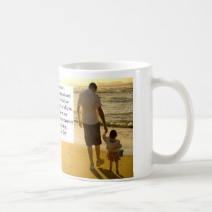Din dotter på fars dag kaffemugg