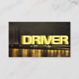 Din drivrutin som drivrutin i taxi visitkort