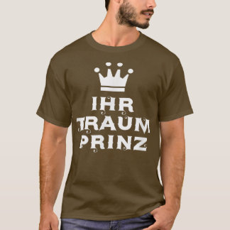 Din drömprins prinsessa prinsessa-partner t shirt