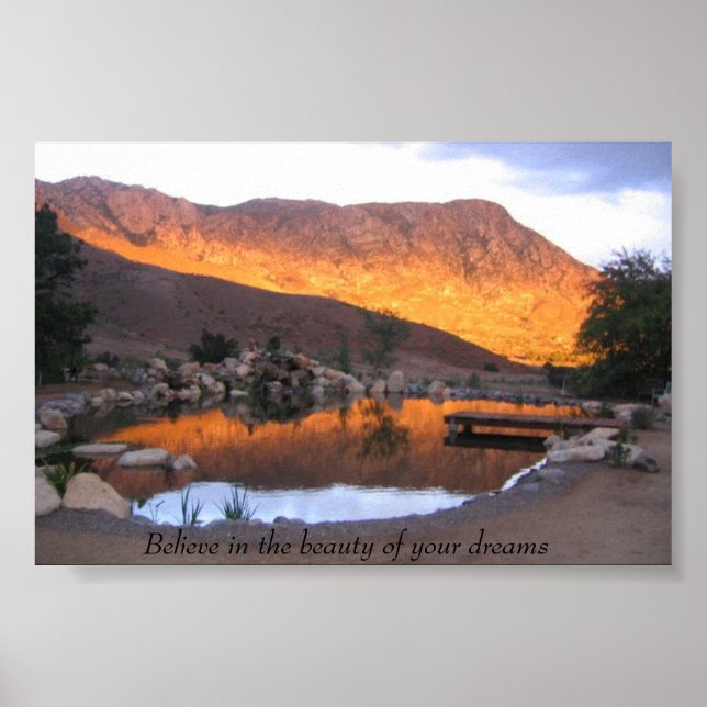 Din dröms skönhet poster (Framsidan)