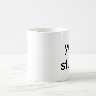 din dumma kaffemugg för vänsterhänt folk!