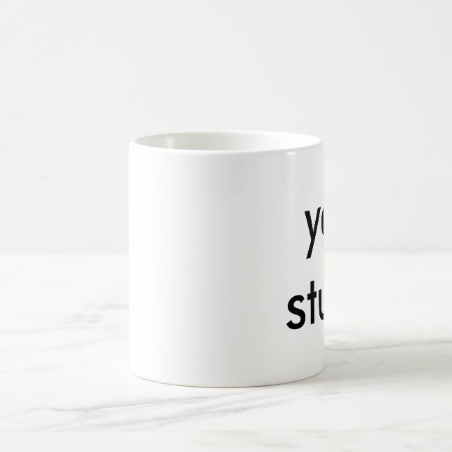 din dumma kaffemugg för vänsterhänt folk! (Center)