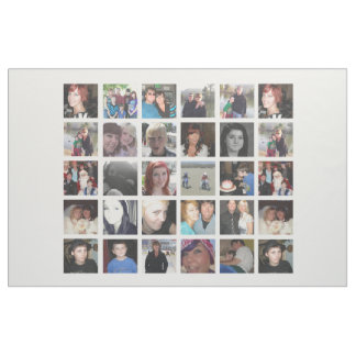 Din egen 30 Pic Fabric Instagram Photo Collage Tyg