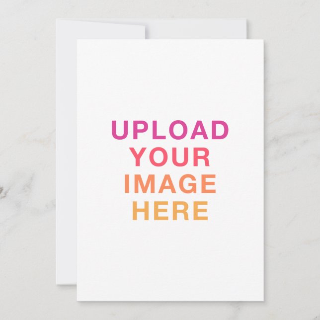 Din egen design Bild Blank Inbjudningar (Framsida)