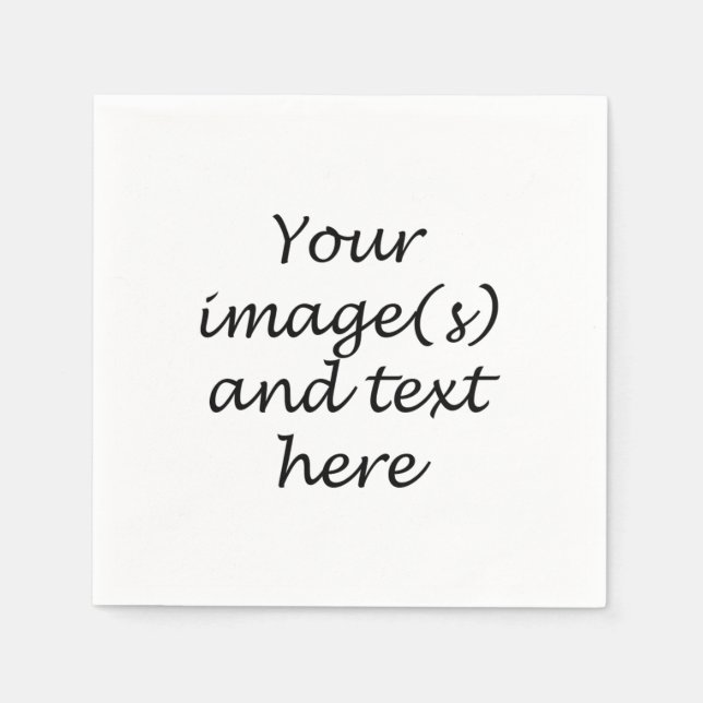 Din egen design - servetter (Framsidan)