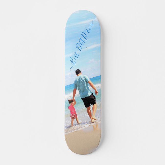 Din egen designfototext för Anpassningsbar - bästa Mini Skateboard Bräda 18,5 Cm (Framsida)