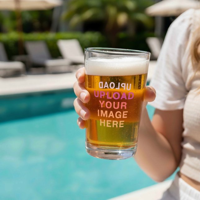 Din egen fotofoto-Logotyp Glaskopp (Skapare uppladdad)