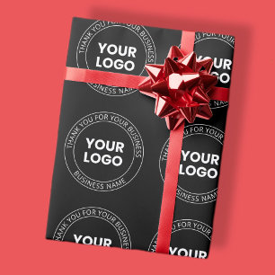 Din egen logotyp & tackmeddelande som kan redigera presentpapper