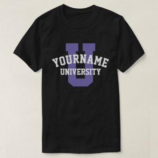 Din egen Personlig Universiteten Logotyp T-Shirt