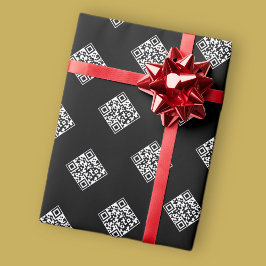 Din egen QR-kod | Enkelt upprepat mönster Presentpapper