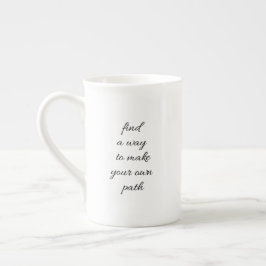 Din Egen Väg Specialty Mug Benporslin Mugg