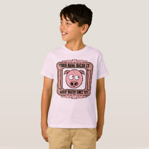 Din egna Bacon Företag T Shirt