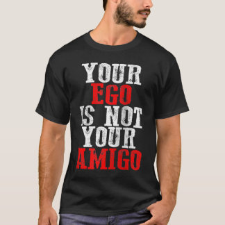 Din Ego är inte din Amigo Raglan Baseball T Shirt