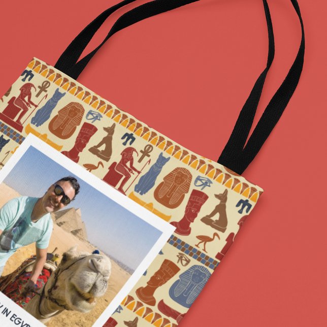 Din egyptiska resefotokeepsaké tygkasse (Skapare uppladdad)