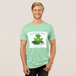 Din eller Min - Herrar Ljusgrön T Shirt