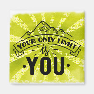 Din enda gräns är din inspirerande inspiration magnet