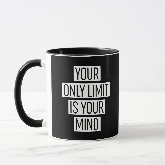 Din enda gräns är ditt sinne mugg (Vänster)