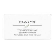 Din enkla Elegant för Business Namn Adress