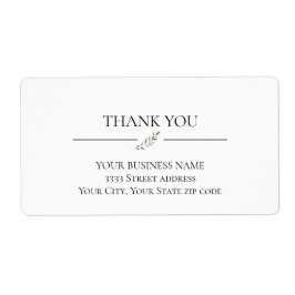 Din enkla Elegant för Business Namn Adress Fraktsedel