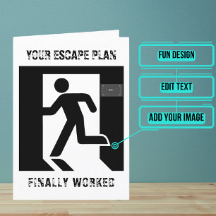 Din Escape-plan för att avsluta jobbet Kort