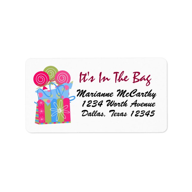 Din etikett - SRF Adressetikett (Framsidan)