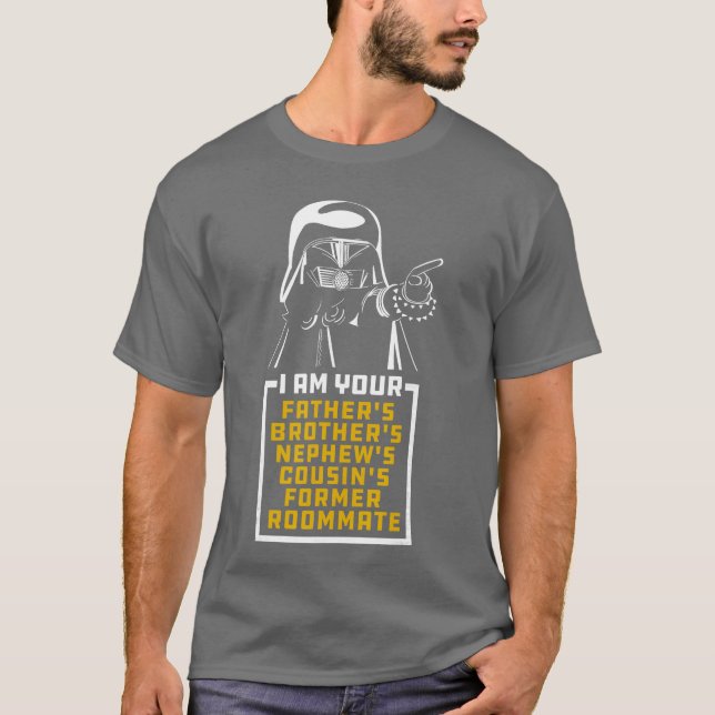 Din faders brors kusiner brorsöner före detta rum  t shirt (Framsida)