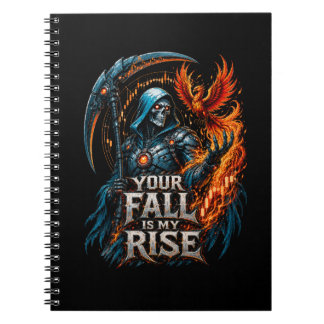 Din Fall Är Min Uppgång Reaper Handelsmotivation Anteckningsbok
