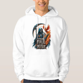 Din Fall Är Min Uppgång Reaper Handelsmotivation Hoodie