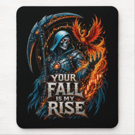 Din Fall Är Min Uppgång Reaper Handelsmotivation Musmatta