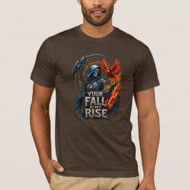 Din Fall Är Min Uppgång Reaper Handelsmotivation T Shirt