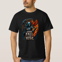 Din Fall Är Min Uppgång Reaper Handelsmotivation T Shirt