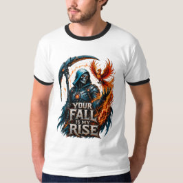 Din Fall Är Min Uppgång Reaper Handelsmotivation T Shirt