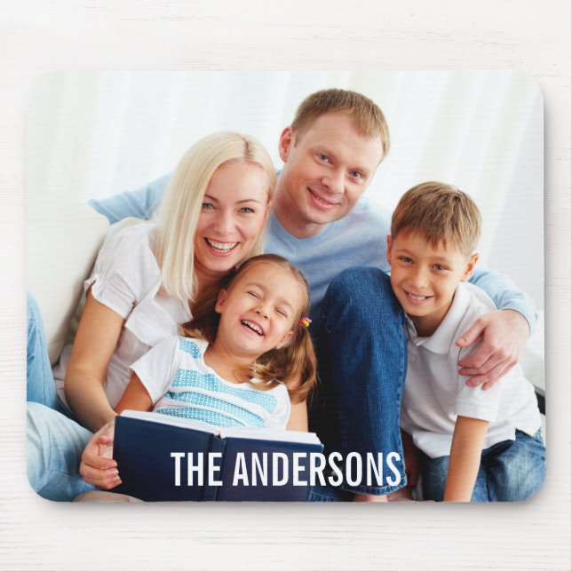 Din familjfoto & kända Mousepad W Musmatta (Framsidan)