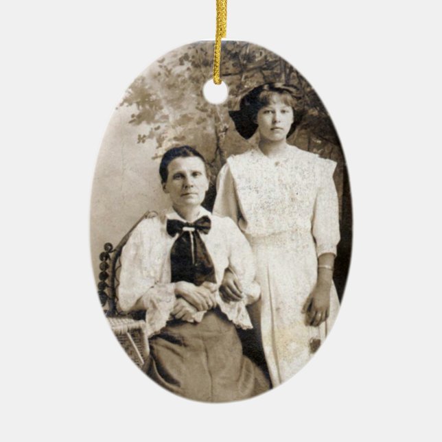 Din familjHeirloom Julgransprydnad Keramik (Framsidan)