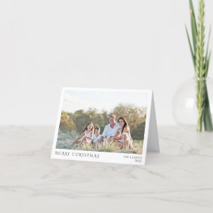 Din familjs fotojul Hälsning Helgkort