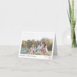 Din familjs fotojul Hälsning Helgkort