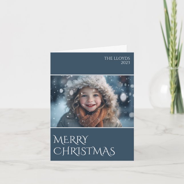 Din familjs fotojul Hälsning Helgkort (Framsida)