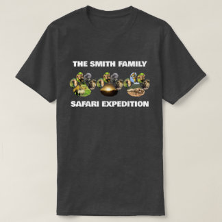 Din familjs Safari Wildlife Pawprint Trio T Shirt