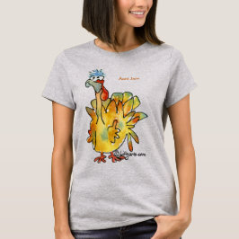Din familjs Thanksgiving (2) Guld Turkey T shirt