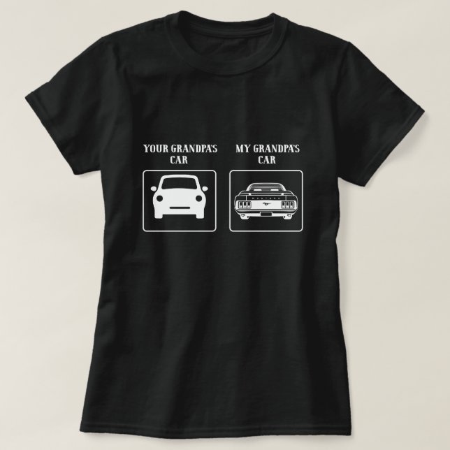 Din farfarpbil min farfarpbil t shirt (Design framsida)