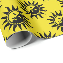 Din färg och sol exponerar presentpapper