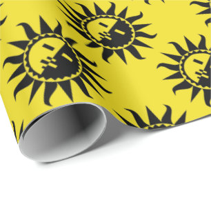 Din färg och sol exponerar presentpapper